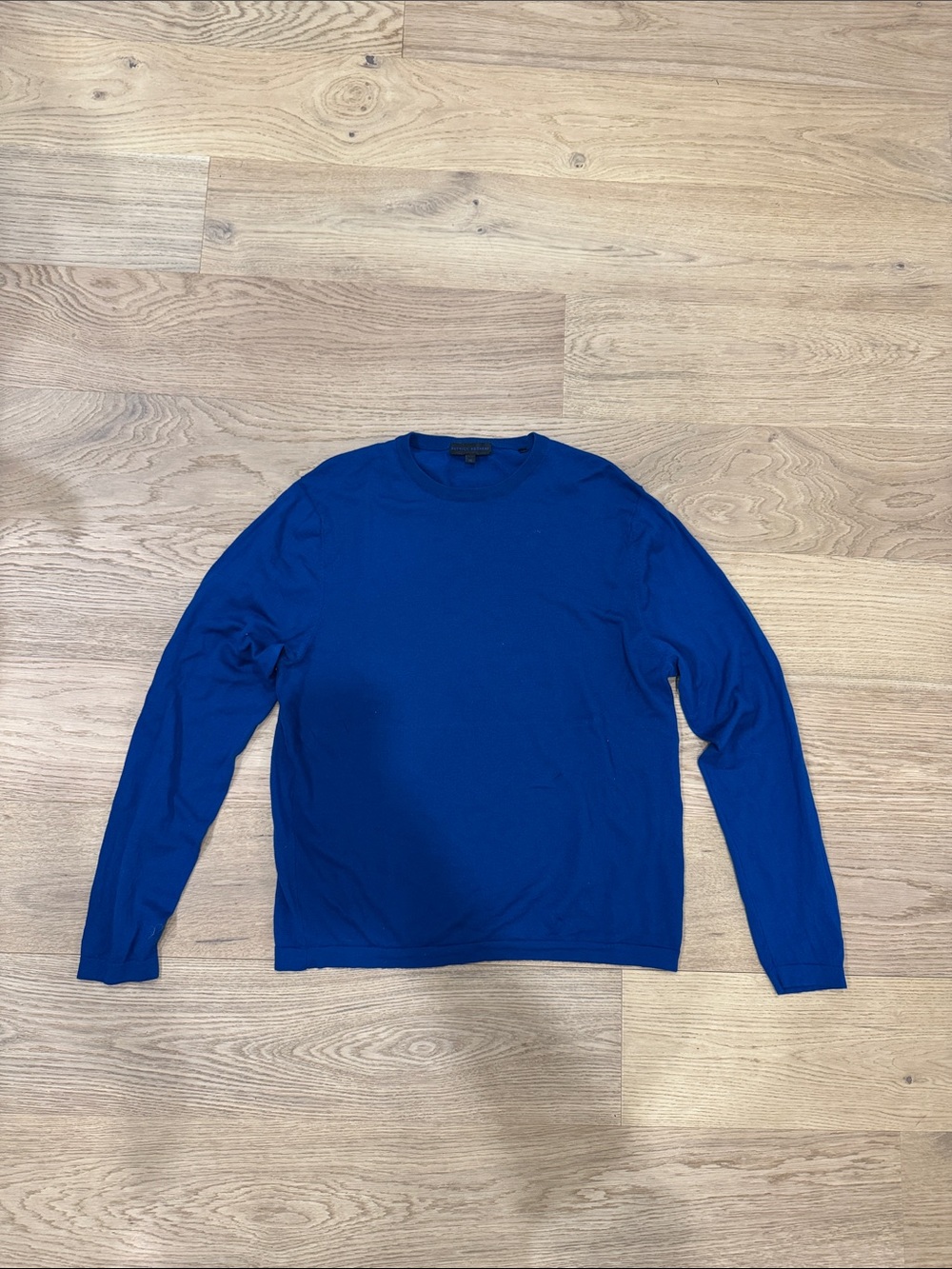 Men's Crewneck Long-Sleeve Shirt - Royal Blue